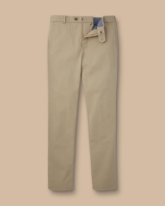 Charles Tyrwhitt Taupe Slim Fit Ultimate Non-Iron Chino