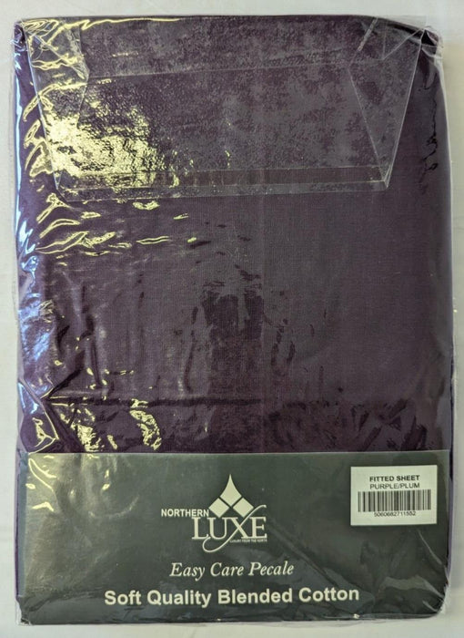 Northern Luxe Double Bed Sheet - Purple - 137cm X 190cm