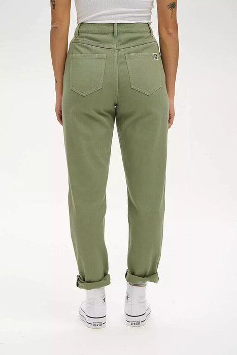 lucy and yak dana jeans organic twill sage 28l