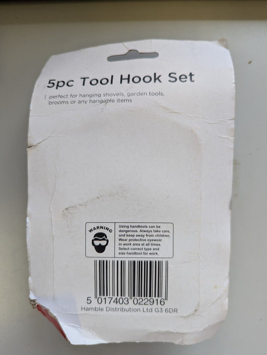 Blackspur 5 Piece Tool Hook Set HA101