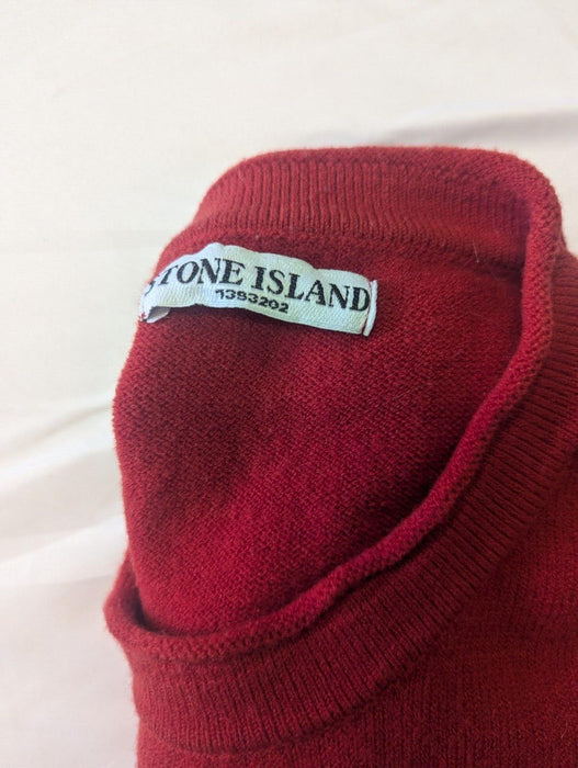 Stone Island Red Knit Jumper XXL