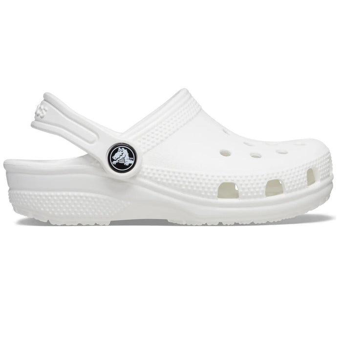 Crocs Kids Classic Clogs In White Size - C13