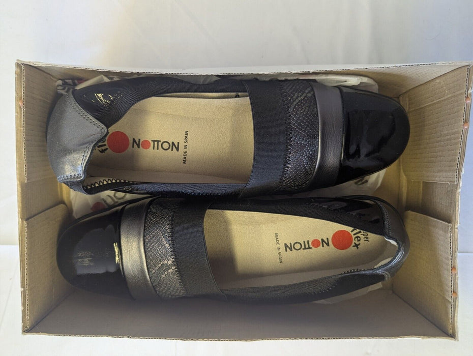 Notton Ancho 14 Black Womans Shoes uk 8