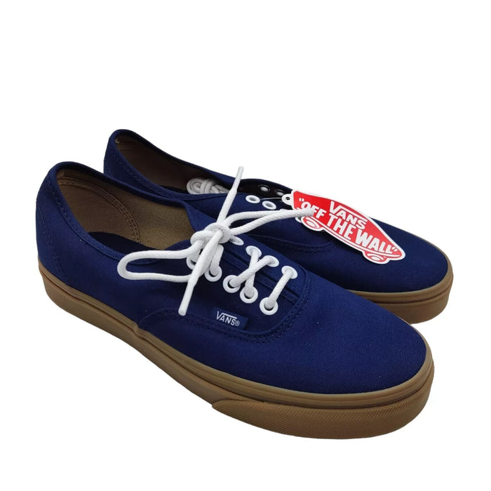 Vans authentic gumsole eclipse trainers navy