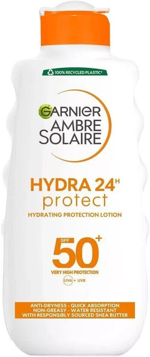 2 x Garnier - Ambre Solaire Ultra-hydrating Shea Butter Sun Cream SPF50+ - 200ml