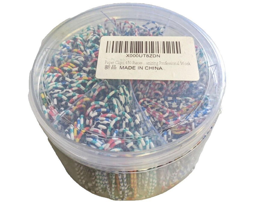 Paper Clips 450 pcs Multicoloured