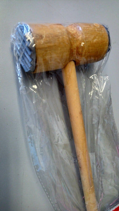 Wooden/Metal Meat Mallet Food Tenderiser Kitchen Hammer