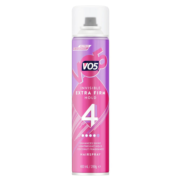 VO5 Extra Firm Hold Hairspray 400ml