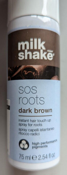 MilkShake instant hair roots colouring spray SOS Roots Dark Brown 75ml