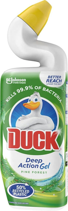 2 x  750mlDuck Toilet Deep Action Gel Liquid Cleaner, Pine Forest