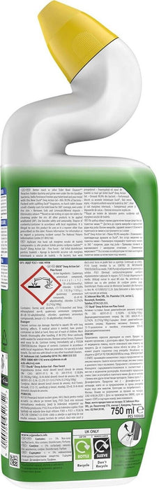 2 x  750mlDuck Toilet Deep Action Gel Liquid Cleaner, Pine Forest