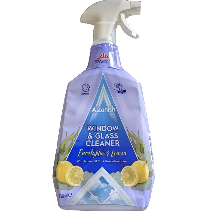 Astonish Window & Glass Cleaner Eucalyptus & Lemon - 750ml