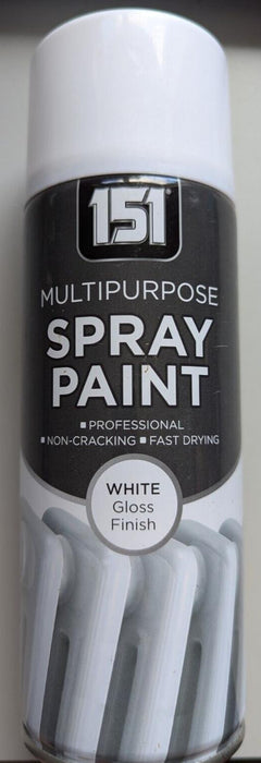 151 Multipurpose White Gloss Spray Paint 400ml