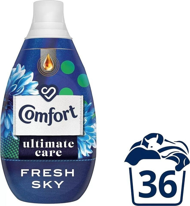 Comfort Ultimate Care Fabric Conditioner Fresh Sky 36 Washes 540ML