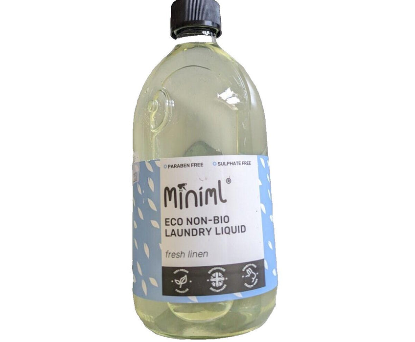 Miniml Laundry Liquid Detergent Natural Fresh Linen Scent Clothes 500ML