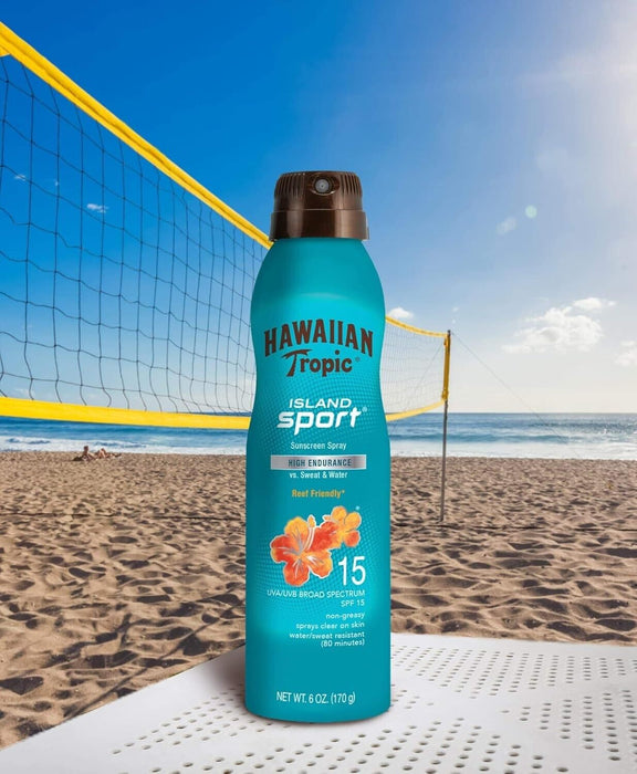 Hawaiian Tropic Island Sport Sun Protection Continuous Spray SPF 15 220ml