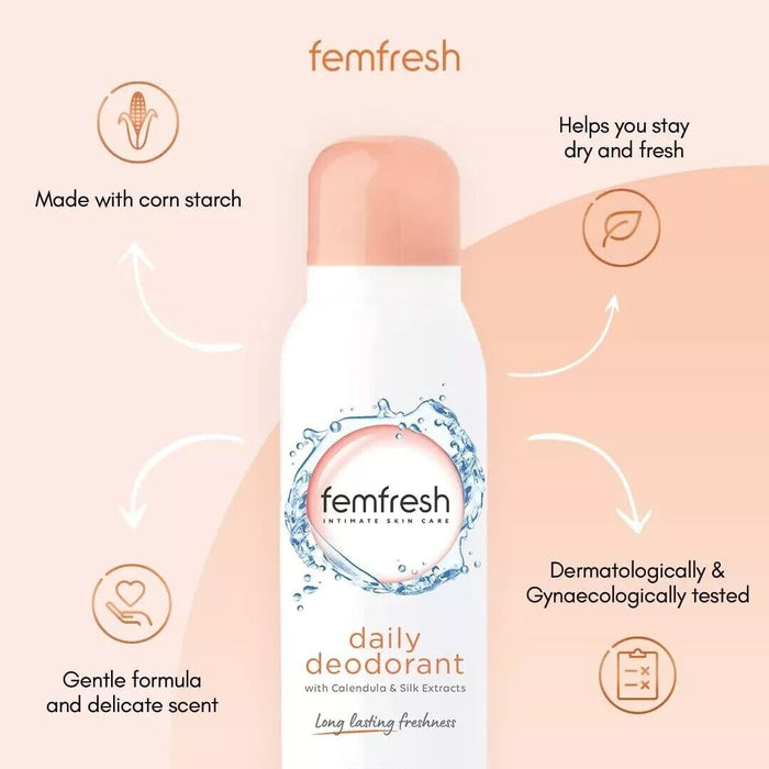 Femfresh Daily Freshness Intimate Deodorant spray - 125ml