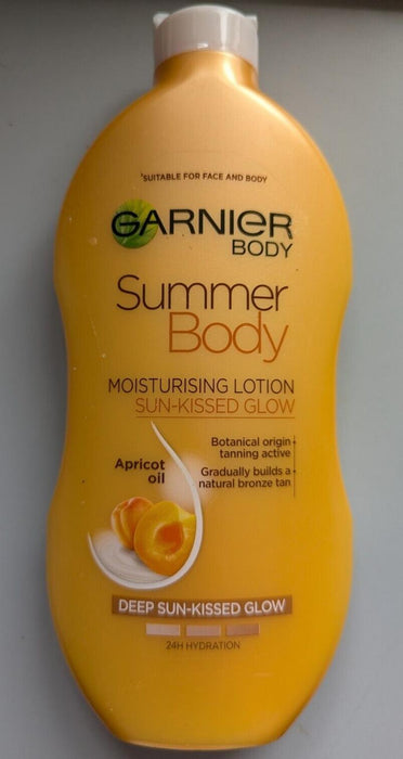 Garnier Summer Body Gradual Self Tan Moisturiser Dark, Hydrating Lotion 400ml