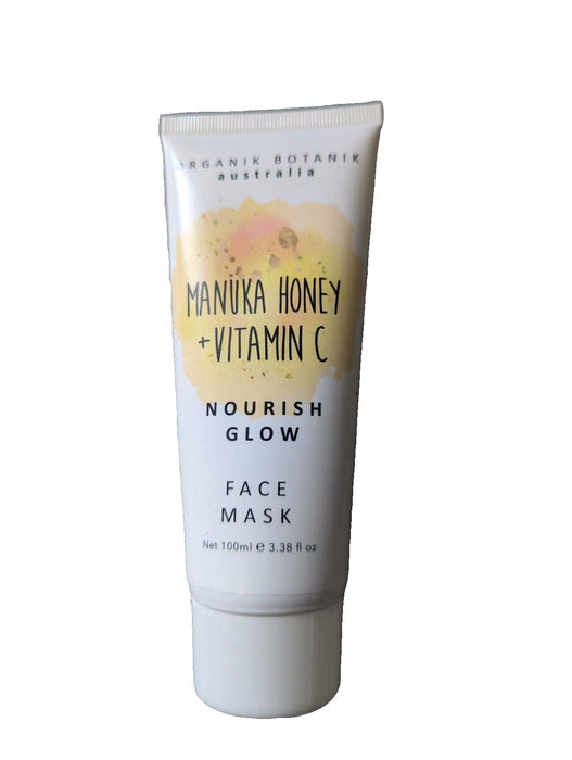 Organik Botanik Australia Manuka Honey Vitamin C Nourish Glow Face Mask 100ml