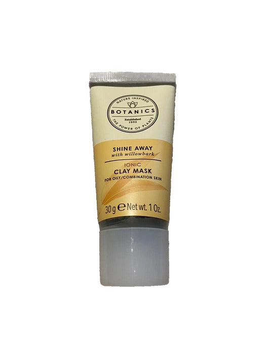 Botanics Shine Away Clay Mask With Willow-bark Iconic Clay Mask Combination Skin