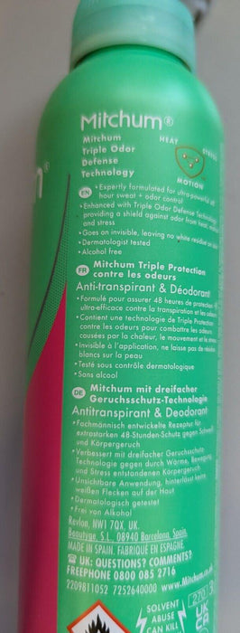 MITCHUM WOMEN FLOWER FRESH ANTI-PERSPIRANT & DEODORANT SPRAY