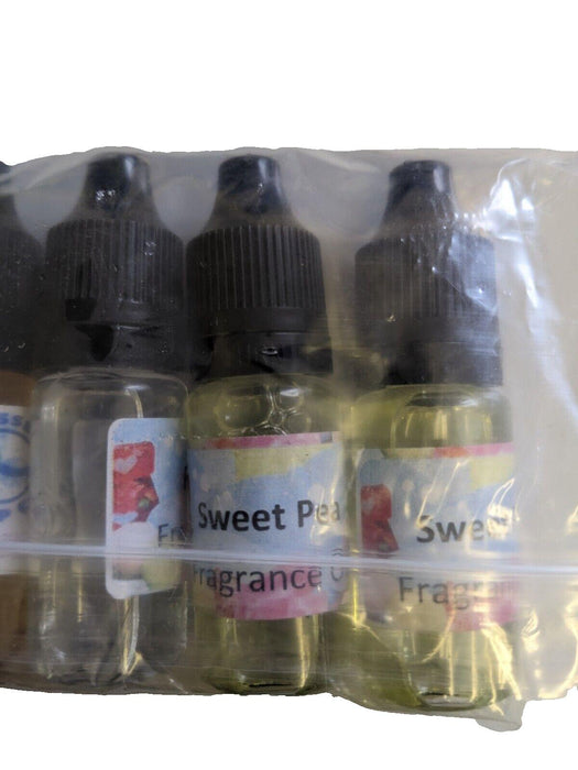 Assorted Fragrence Oils - Sweet Pea, Freesia