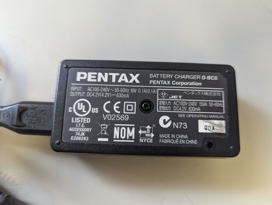 Pentax Battery Charger D-BC8