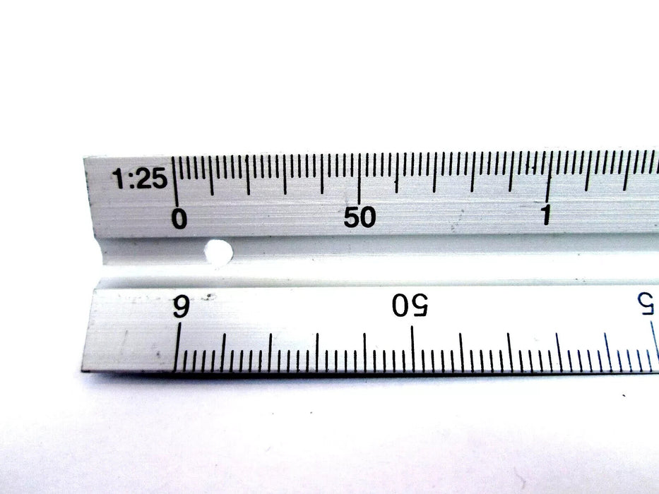 Aluminium Scale Ruler Triangular Engineer Architect Technical Drawing TZ MS150