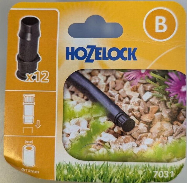 Hozelock 7031 0012 HOZ70310012 7031 End Plug 13mm (Pack 12)