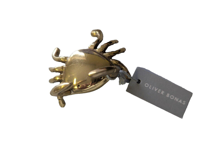 Oliver Bonas Crab Gold Metal Ring Holder