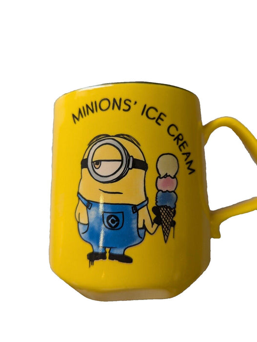 Minions ice cream mug yellow