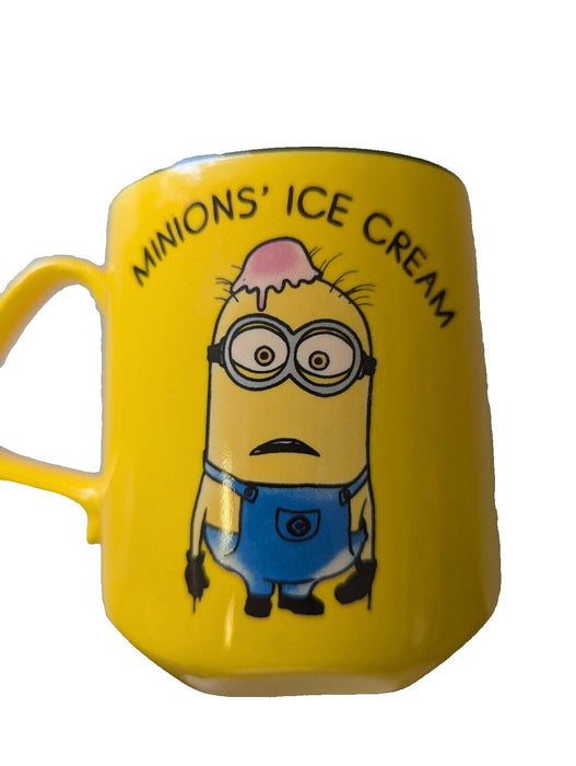 Minions ice cream mug yellow