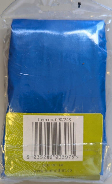 Summit - Adult Emergency Poncho - Blue - Size 50x60