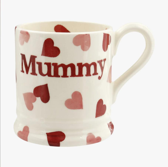 Emma Bridgewater Pink Hearts Mummy 1/2 Pint Mug