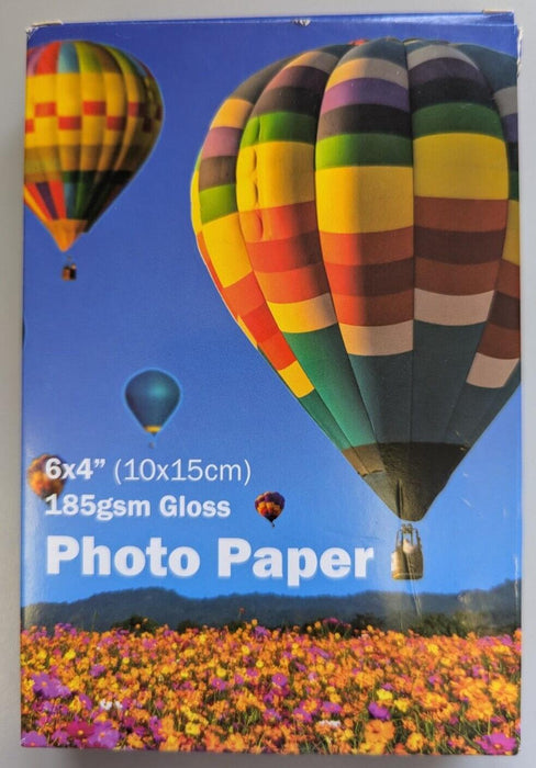 Photo Paper - 6x4" 185gsm Gloss