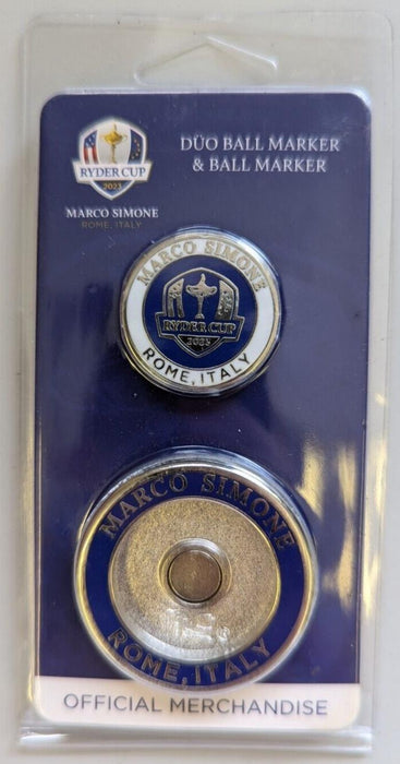 Marco Simone, Rome, Italy, Ryder Cup 2023, duo ball marker & ball marker