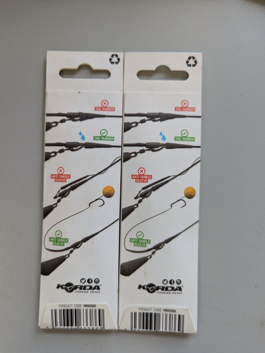 2 Pack Korda Basix Lead Clip Leaders - 2 Per Pack