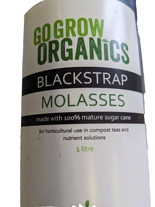 Go Grow Organics BlackStrap Molasses 1 Litre