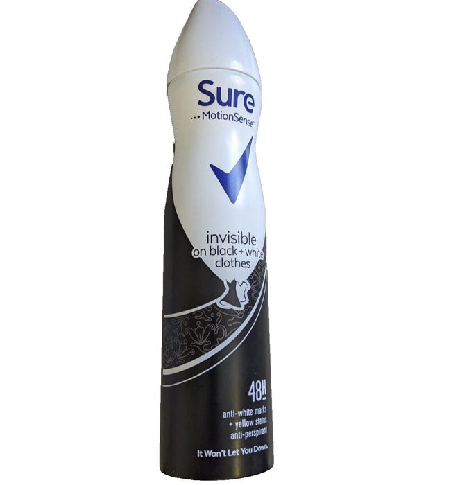 Sure Clear Invisible on Black + White Clothes Pure Women's Anti-Pespirant 250ml