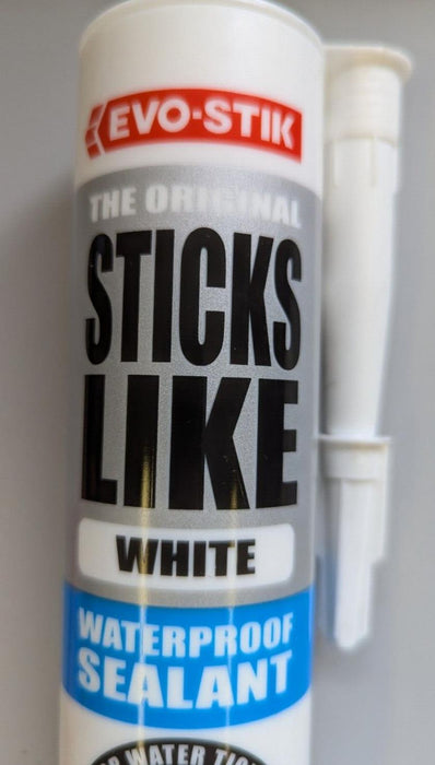 Evo-Stik Sticks Like SH*T | Waterproof Sealant Flexible  | WHITE  290ML