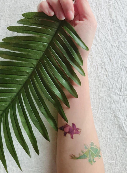 Paperself GEO DINO TEMPORARY TATTOO