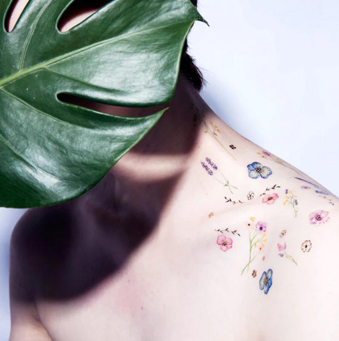 Paperself LITTLE GARDEN TEMPORARY TATTOO