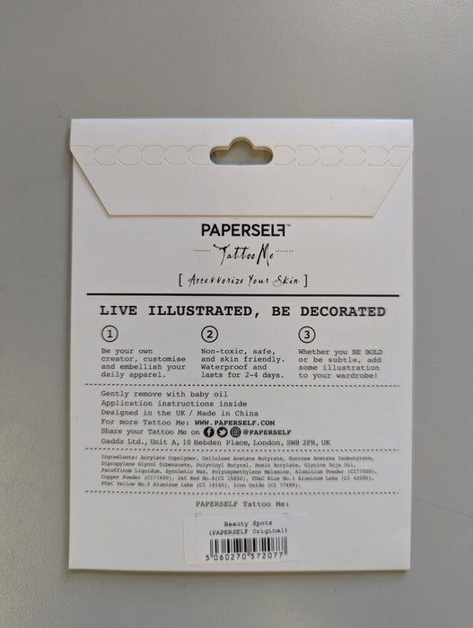 Paperself LITTLE GARDEN TEMPORARY TATTOO - Beauty Spots