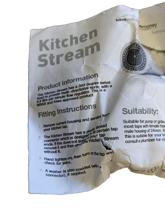 Kitchen Stream 360 Swivel 6.8ltr per Minute