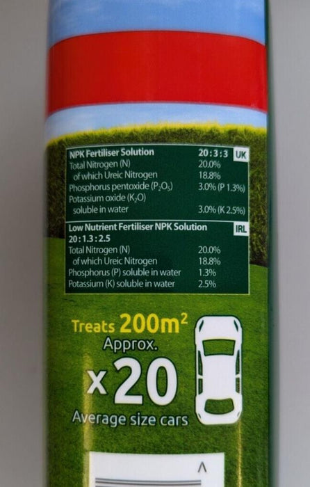 Vitax Feed & Weed Greener Thicker Lawn Feed Liquid Concentrate - Covers 200m²