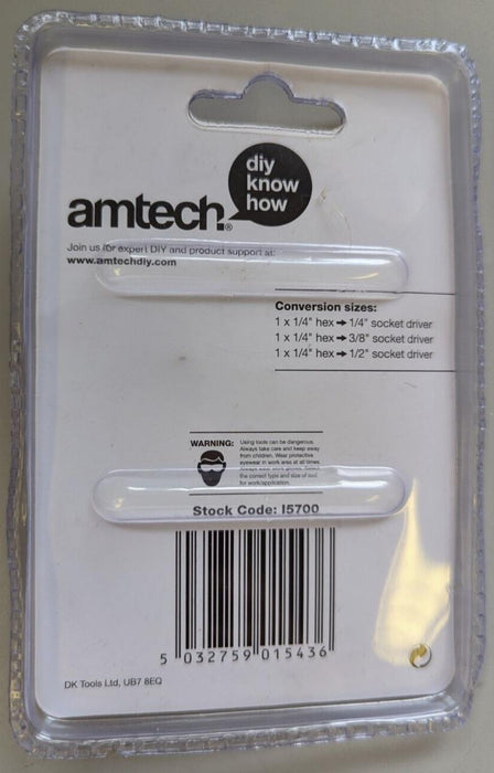 amtech 3pc Socket Driver Set