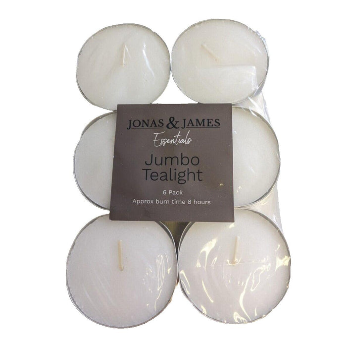 Jonas & James Jumbo Tealight - 6 Pack