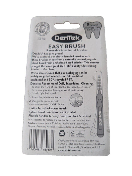 Dentek Easy Brush x8 Interdental Brushes