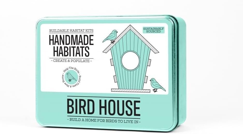 Handmade Habitats Personalised Bird House Kit