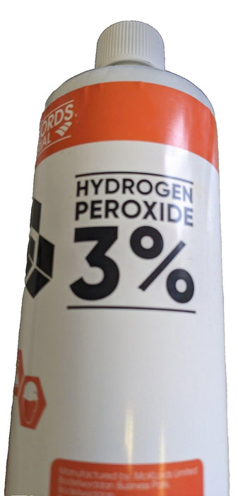 Mcklords Industrial Hydrogen Peroxide 3% 1 Litre